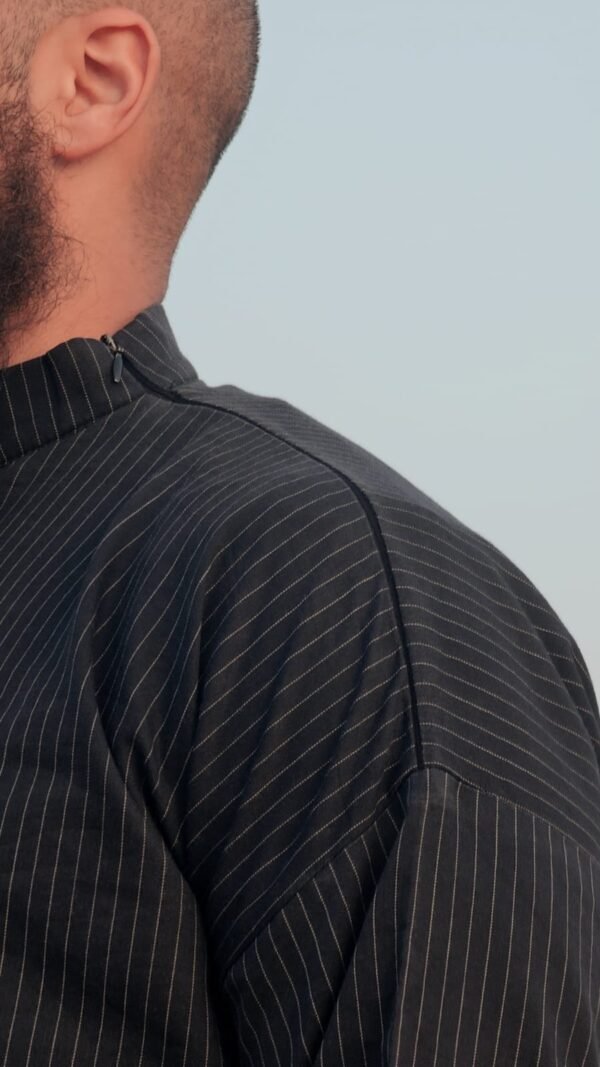 Modern Qamis - Chalk Black